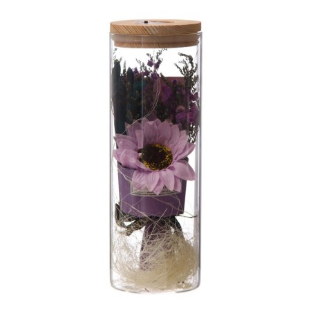Nightnik Sobe "Bouquet with Pink Flower" LED from batteries LR1130 8x8x23 cm Risalux-7