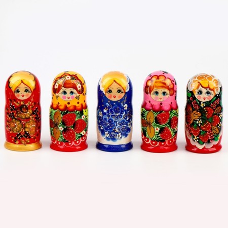 Матрёшка 5 в 1 большая, МИКС-4