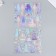 Plastic sticker 2 sheets "Princess Outfits" MIX 23.8x26.6 cm