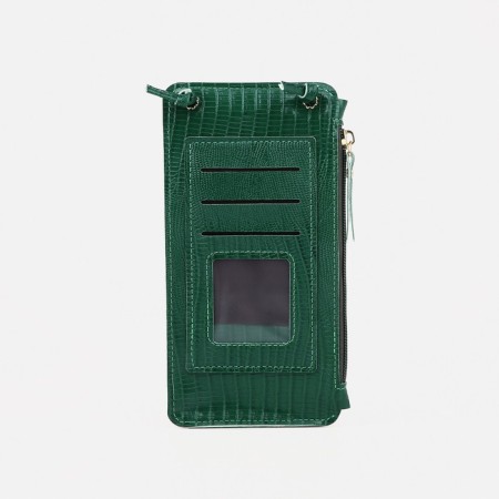 Baby bag on magnet, long belt, green color-1
