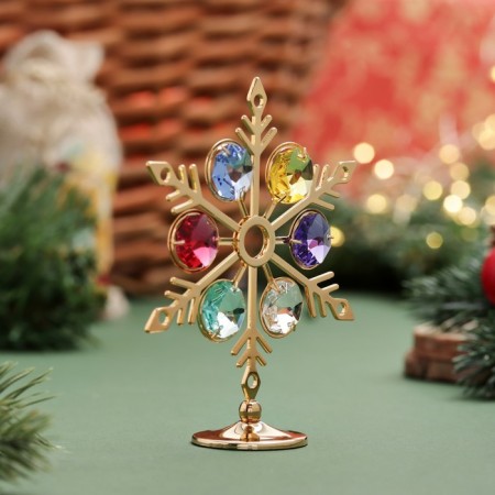 Snowflake souvenir, with crystals