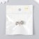 Busina for creativity Metal "Rhombus in a circle" silver, rhinestones 1.1x0.9 cm
