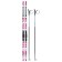Ski kit: plastic skis 180 cm with a notch, fiberglass sticks 140 cm, SNS mounts, MIX color