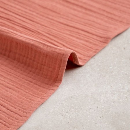 Pasionaria “Shifu”, Muslin, 250 gr, size 30x50 cm, Terracotta color-1
