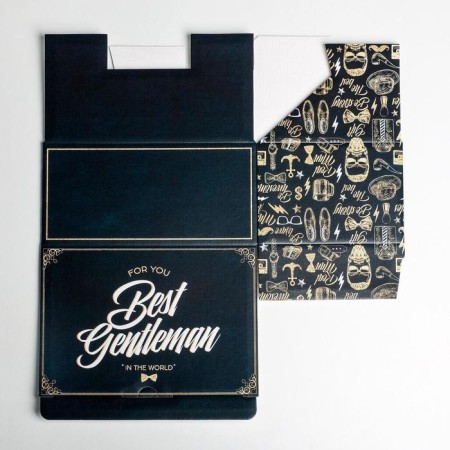 Box Gift team, packaging, "gentleman", 22 x 15 x 10 cm-4