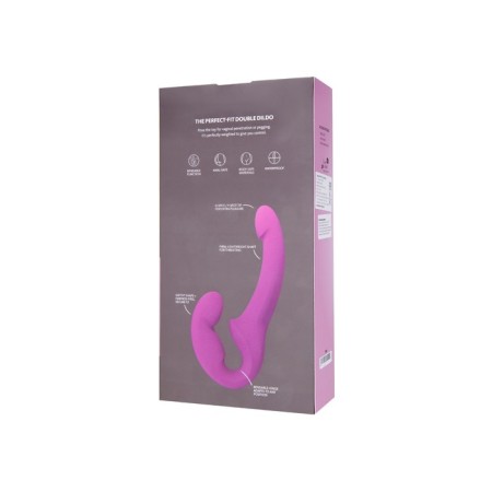 Rasmate Strapon Fun Factory Share Lite, silicone, 23x4 cm, pink color-2