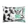 Pillowcase "Ethel" football, 50x70 cm, 100% cotton, calico