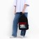 School Youth Backpack "Anime", 33x13x37, Lightning Department, N/Pocket, Black, Red