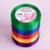 A set of satin ribbons "Rainbow", 5 pcs, size 1 tape: 20 mm × 23 ± 1 m