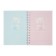 Notebook Gift Book on the comb 80l, line, color block, PVC cover 3D Bear (17.6x13.5cm) 105