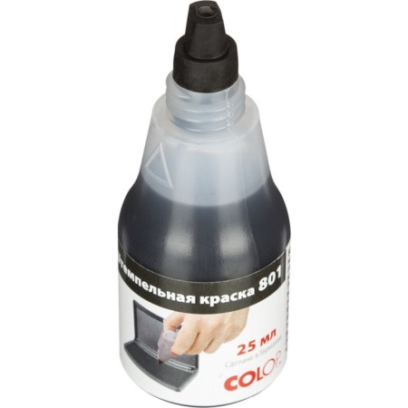 COLOP stamp paint, 25 ml, black-2