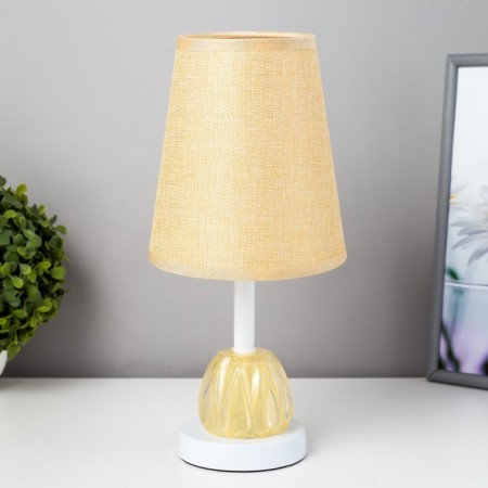 Hilton table lamp E27 40W white-yellow 15x15x32 cm Risalux