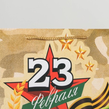 Gift Laminated horizontal package, packaging, “tank”, l 28 x 38 x 9 cm-4