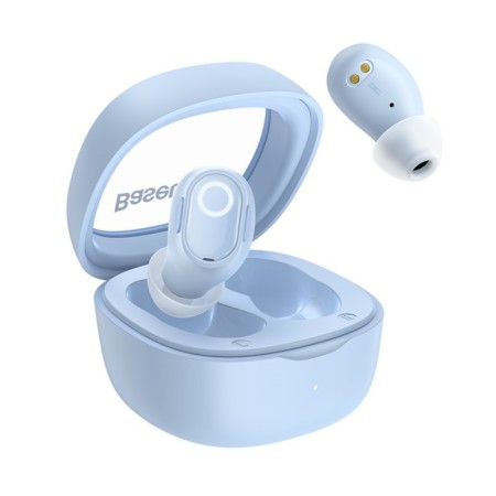 Wireless headphones Baseus WM02, TWS, vacuum, BT5.3, 40/300 mAh, microphone, blue-1