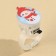 Ring with a twinkle "Snowman" 3x3x3 cm