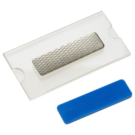 Horizontal badge 35 x 70mm, officePace, magnetic-3