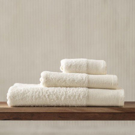 Terry towel Pasionaria "Play", 450 g, size 70x140 cm, white color