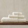 Terry towel Pasionaria "Play", 450 g, size 70x140 cm, white color