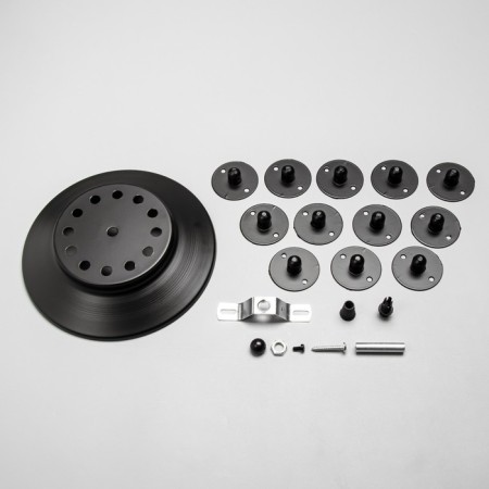 Set for the Pauk-12 lamp Black 25x25x4cm