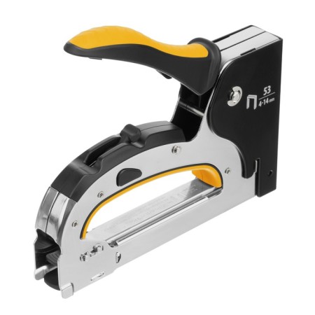 Furniture stapler Denzel 40211, steel case, force adjustment, type of brackets 53, 4-14 mm-1