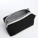 Cosmetic bag with lightning, black color