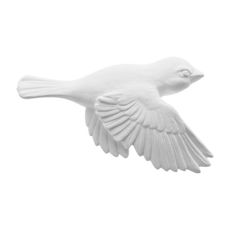 The decoration is wall, plaster panel "birds", 5 pcs, white-6