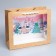Crafts with a plastic window "City", 31 x 26 x 11 cm, New Year