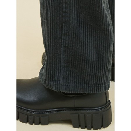 Pants for girls, height 146 cm, dark gray color-9