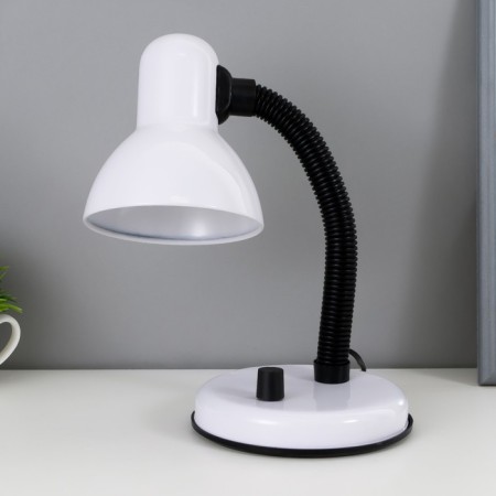 E27 desktop lamp, light regulatory (220V) white 34x14x14 Risalux