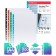 A4, 40 μm, Erichkrause Standard Plus, embossing, vertical, with a colored strip, 100 pieces