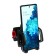 Bicycle holder for the steering wheel CA14 for a smartphone, capture width 50-85 mm, black and gray
