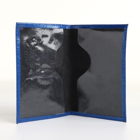 Cover for passport, blue color-5