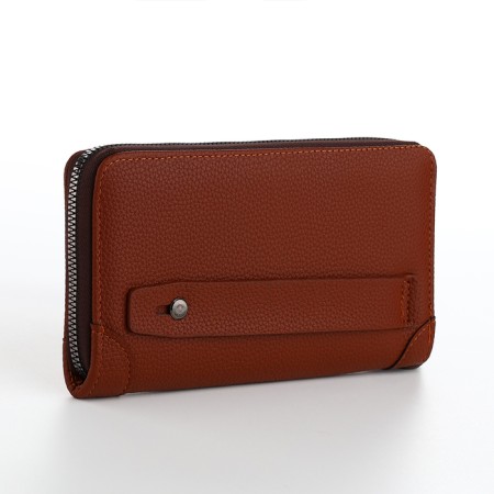Pearl husband 19.5*2.5*10 cm, 3 depth, d/cards, d/coins, on lightning, brown-2