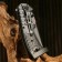 Singer folding knife with a clip, 90 mm, hilt: steel, aluminum, plastic, cardboard box