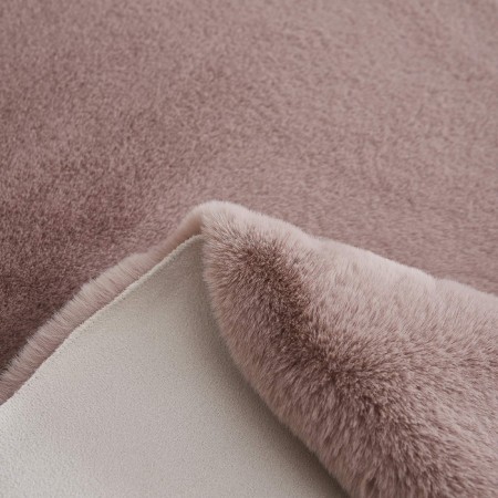 Plush mat Sofi de Marko, size 100x100 cm, color ash rose-4