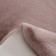 Plush mat Sofi de Marko, size 100x100 cm, color ash rose