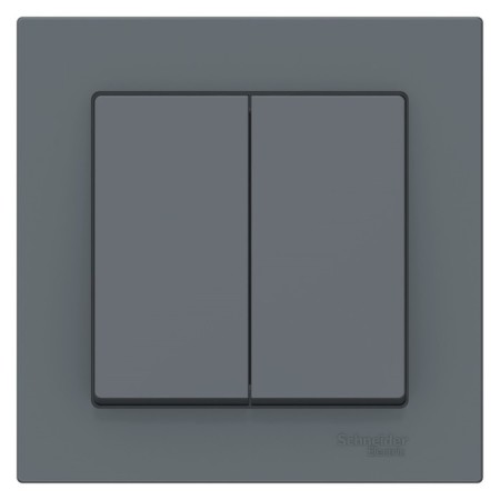 Switch SE AtlasDesign, 10 A, 2 keys, assembly, CC. 5, color stitches-1