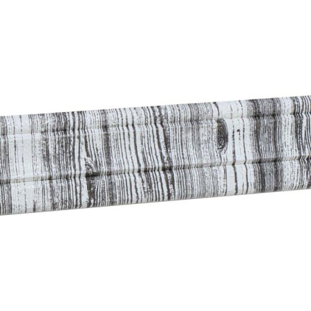 Self-adhesive PVC plinth 3D black and white, texture, 2.3m