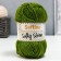 Yarn 70% acrylic, 30% silk "Softy Shine" 50 g 85 m color 30 fern