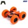 Radio-controlled car-controlled "Strokach" car, works on the battery, color orange color