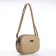 Bag Women's Cross-Bodi with a zipper, beige color