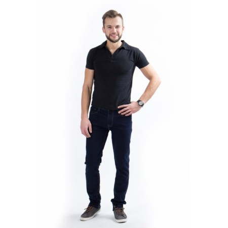 Pants male ise, size 52, blue color-5