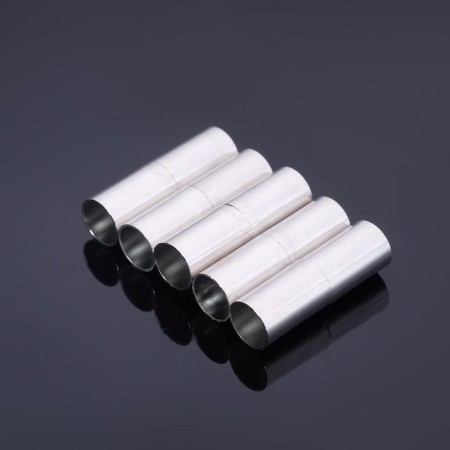 Magnetic lock castle, l = 20 mm, v.d = 6mm, (set 5pcs), silver color-1