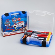 A set of builder with playing tools 