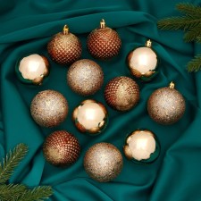 Set of balls plastic D-6 cm, 12 pcs 