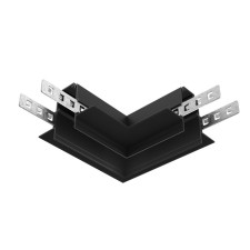 Corner Connector 90 ° Exign built under GCL 9.5 mm, black