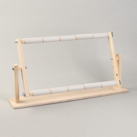 Stuls-frame for embroidery, 30 × 50 cm, with stand, color light wood-1