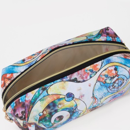 Cosmetic bag with lightning, blue/multi -colored color-2