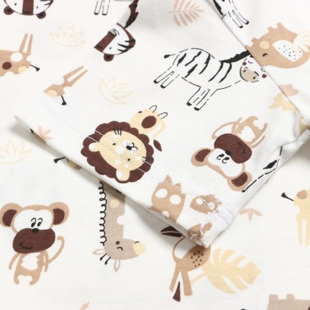 Kit (T -shirt/shorts) children, beige/lion, height 74 cm-4