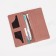 Women's wallet on magnets, pink color